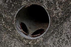kakkerlak in vochtige ruimte
